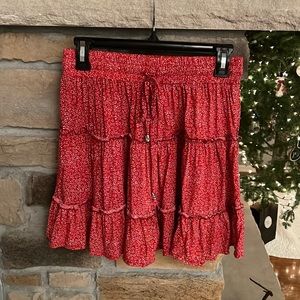 Polly Tiered Mini Skirt Size 8
